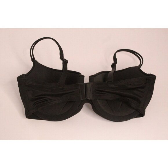 Victoria's Secret NWOT Body By Victoria Black 34D Satin Padded Push Up Bra - Picture 5 of 10